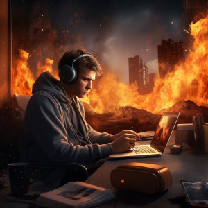 อัลบัม Study Blaze: Quiet Fire Rhythms ศิลปิน Quiet Study Music