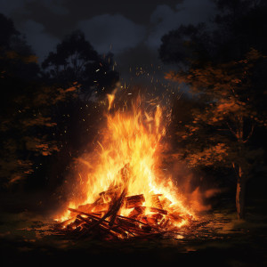อัลบัม Fire Relaxation: Warmth and Serenity Melodies ศิลปิน Relaxing Flute Music Zone