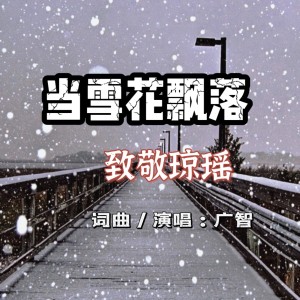 收聽廣智的當雪花飄落（致敬瓊瑤） (伴奏)歌詞歌曲