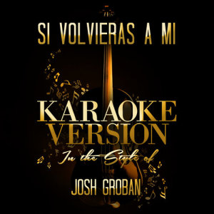 收聽Ameritz Audio Karaoke的Si Volvieras a Mi (In the Style of Josh Groban) [Karaoke Version]歌詞歌曲