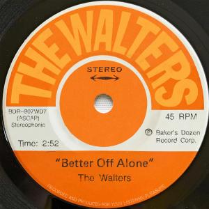 ดาวน์โหลดและฟังเพลง Better Off Alone พร้อมเนื้อเพลงจาก The Walters