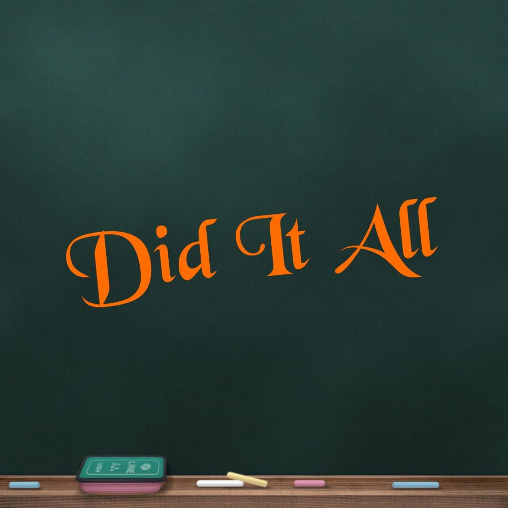 Did It All (Explicit)