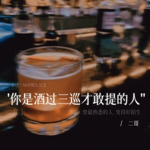 Listen to 你是酒过三巡才敢提的人 song with lyrics from 二哥