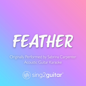 Feather (Originally Performed by Sabrina Carpenter) (Acoustic Guitar Karaoke)