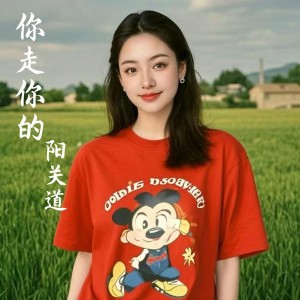 收听小梦洁的你走你的阳关道 (伴奏)歌词歌曲