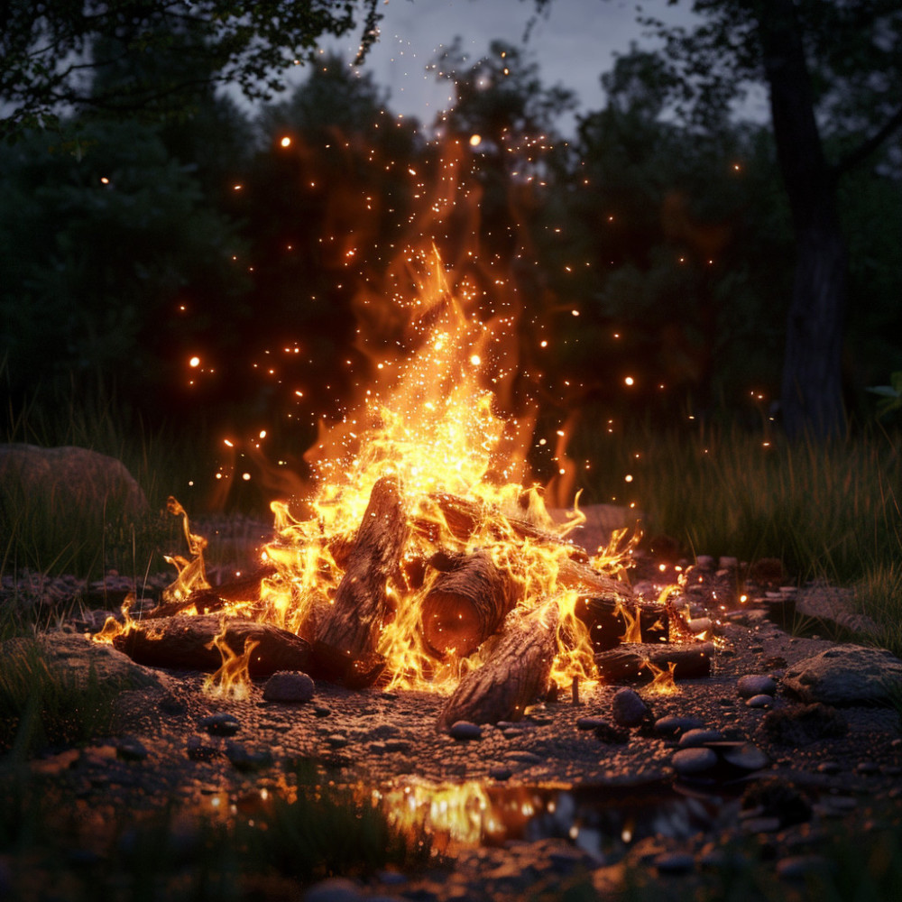 Fireside Dreams Ease Mind