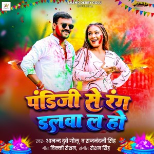 Listen to Panditji Se Rang Dalva La Ho song with lyrics from Anand Dubey Golu