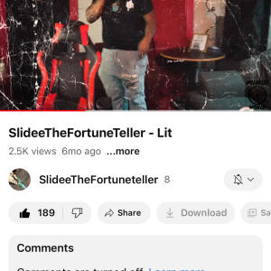 Album Lit from Slidee The FortuneTeller