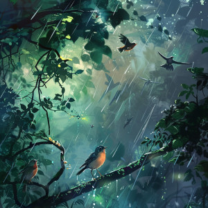 อัลบัม Binaural Rain Harmony: Soothing Nature Songs - 92 96 Hz ศิลปิน Solfeggio Dreams