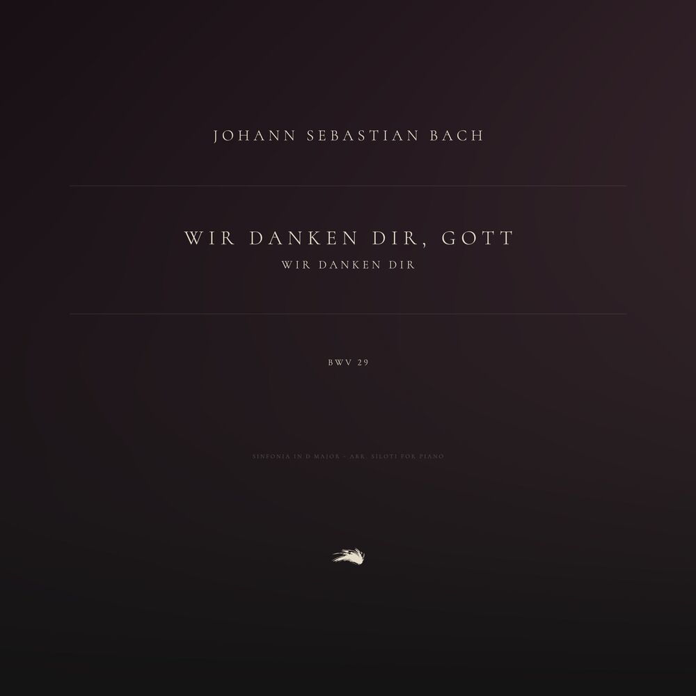 1. Sinfonia in D Major (Arr. Siloti for Piano)