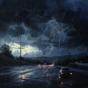 Sounds Caused By Lightning的專輯Peaceful Binaural Rain: Thunder Melodies for Calm