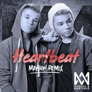 ดาวน์โหลดและฟังเพลง Heartbeat (Maybon Remix) พร้อมเนื้อเพลงจาก Marcus & Martinus feat. Katastrofe