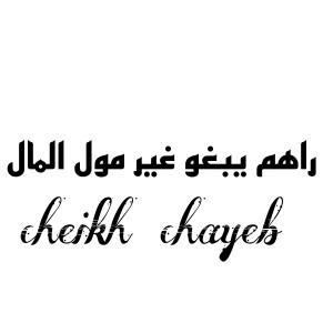 Listen to راهم يبغو غير مول المال song with lyrics from Cheikh Chaïb