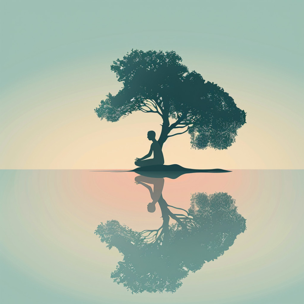 Tranquilidad Etérea De La Meditación