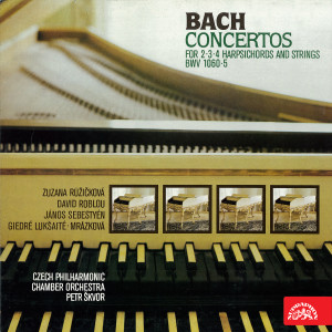 Album Bach: Concertos for 2 - 3 - 4 Harpsichords and Strings, BWV 1060-5 oleh Zuzana Ruzickova