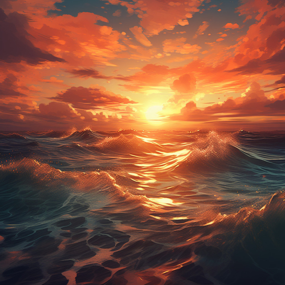 Gentle Echoes of Serene Sea