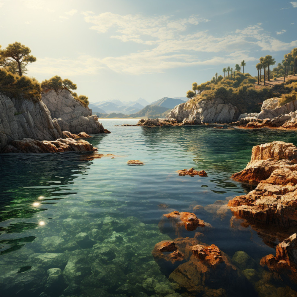 Calm Water Beats for Focused Attention