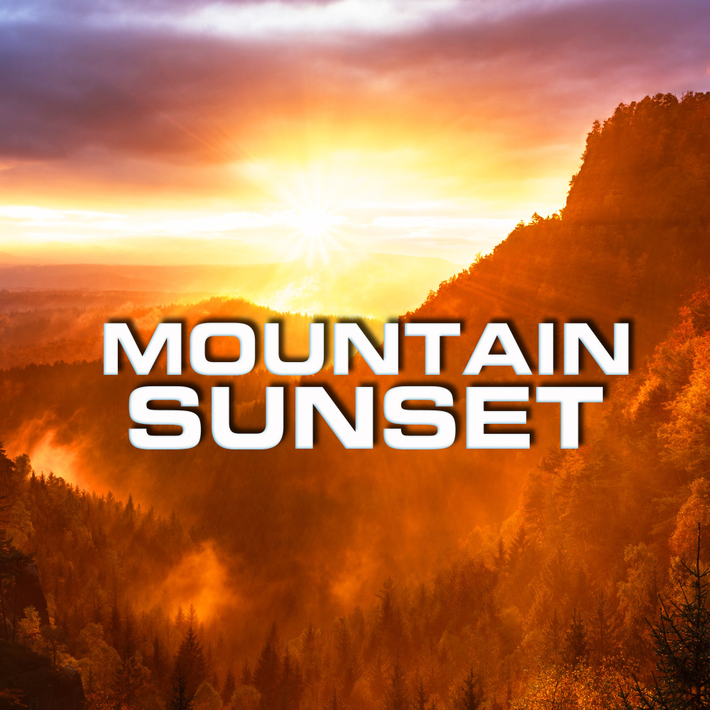 Soothing Mountain Sunset