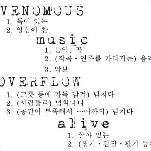 收聽OveRFloW的독한음악歌詞歌曲