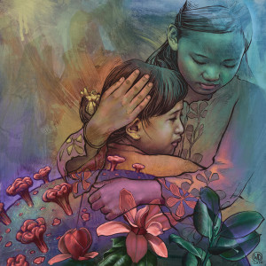 ดาวน์โหลดและฟังเพลง Saling Bantu พร้อมเนื้อเพลงจาก Nosstress