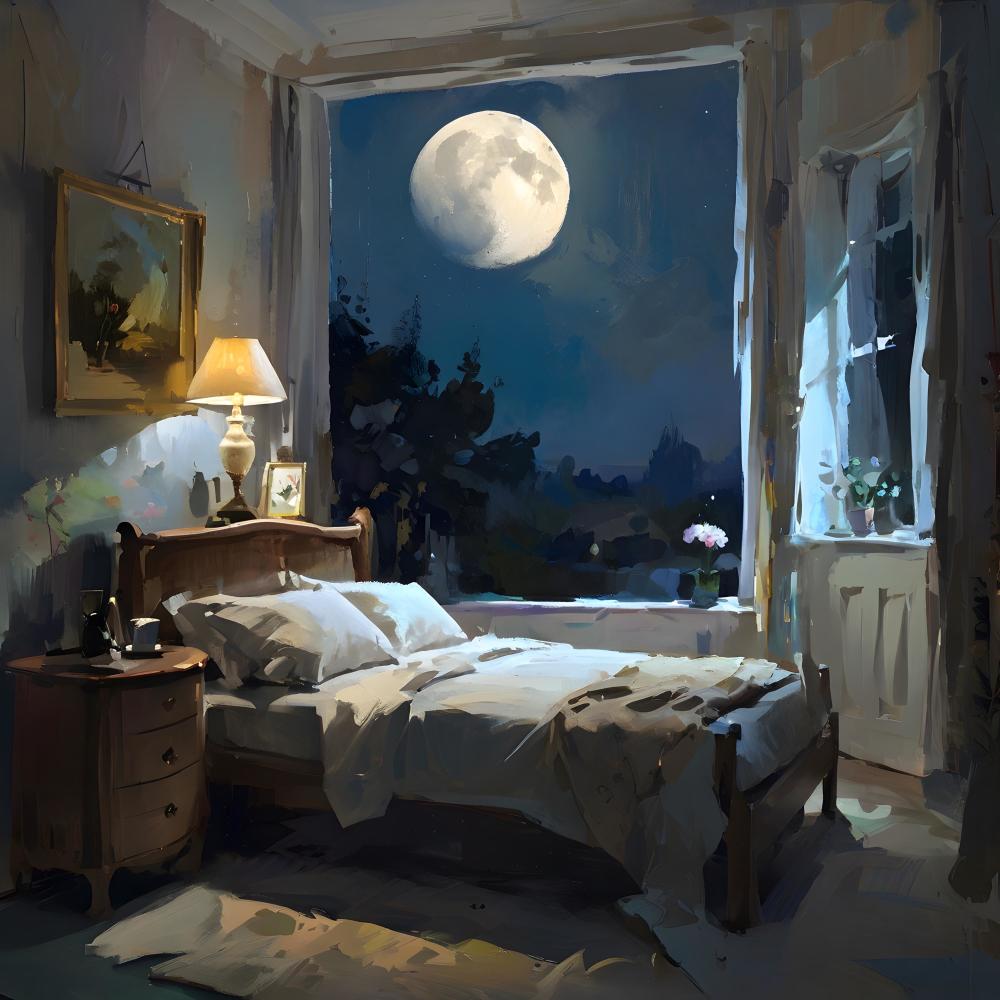 Wind whispers day to sleep