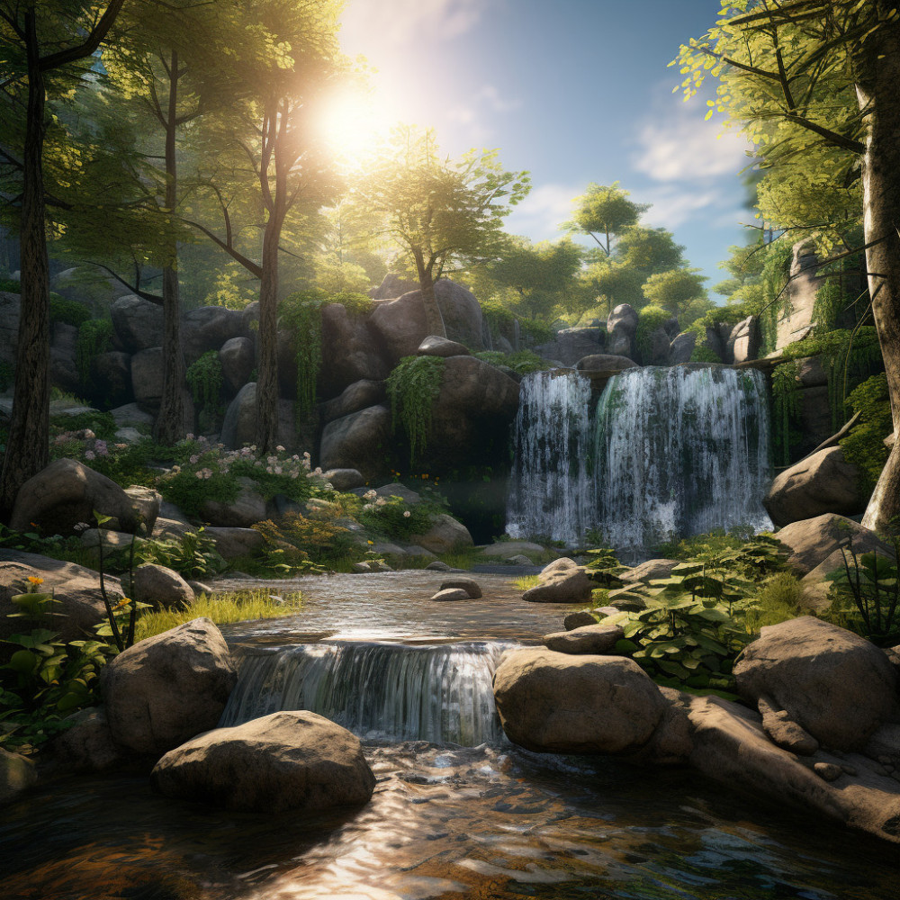 Flowing with the Rhythm of the Waterfall
