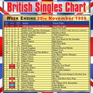 Album British Singles Chart - Week Ending 20 November 1959 from Various