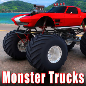 收聽Sound Ideas的Monster Truck Approaches Left at Medium Speed, Pull Ups & Idles歌詞歌曲