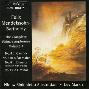 Mendelssohn: Complete String Symphonies (The), Vol. 4 dari Amsterdam Sinfonietta