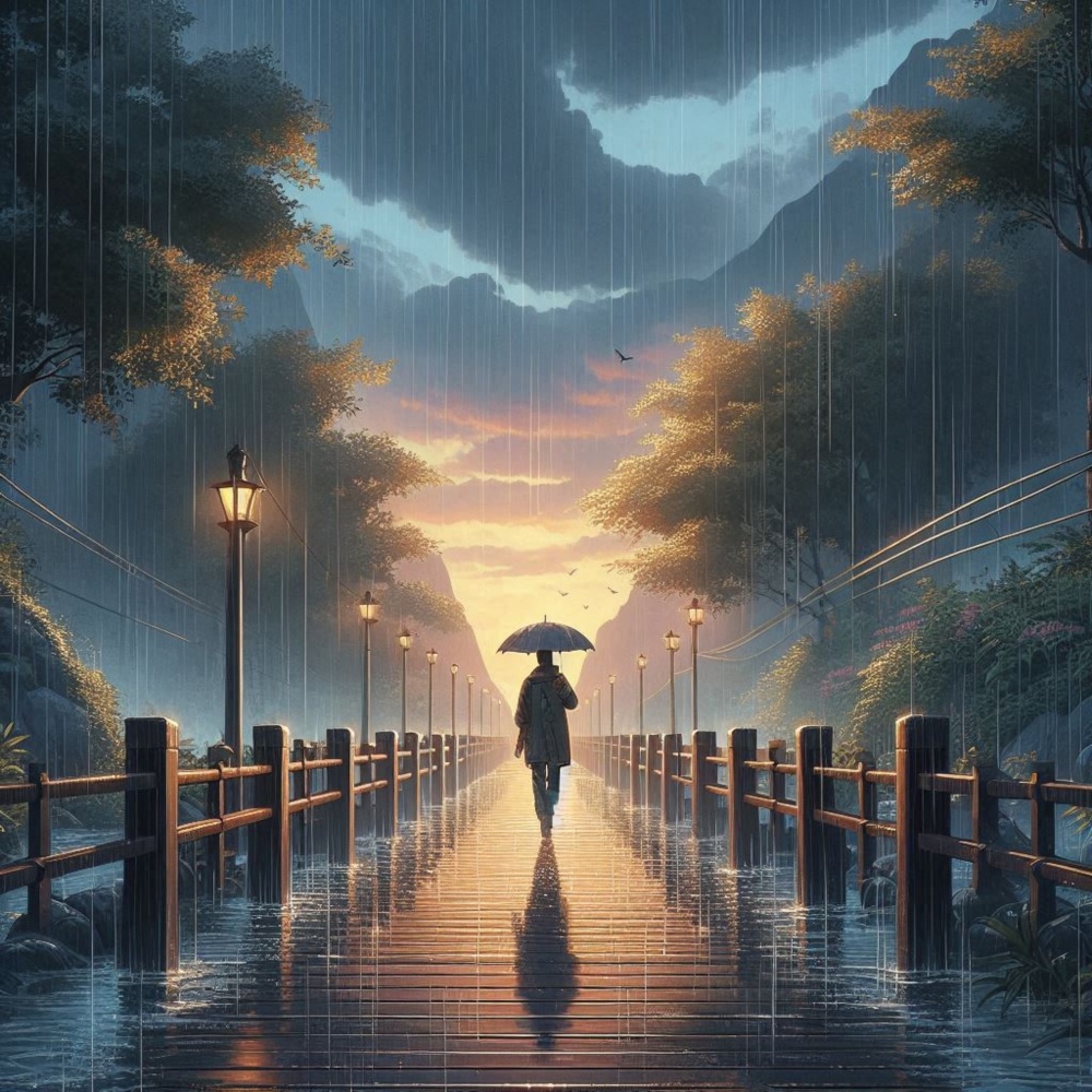 Rain Noise Hitting an Umbrella .17