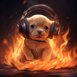 Celestial Flames Fire Sounds的專輯Dogs Fire Harmony: Playful Rhythms