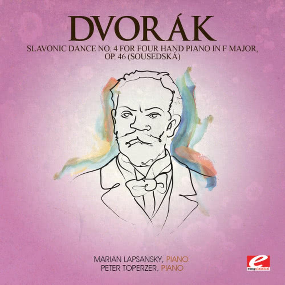 Slavonic Dance No. 4 for Four Hand Piano in F Major, Op. 46