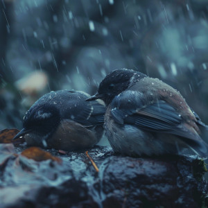 Rainfall的專輯Nature Study: Binaural Rain and Birds for Focus - 92 96 Hz