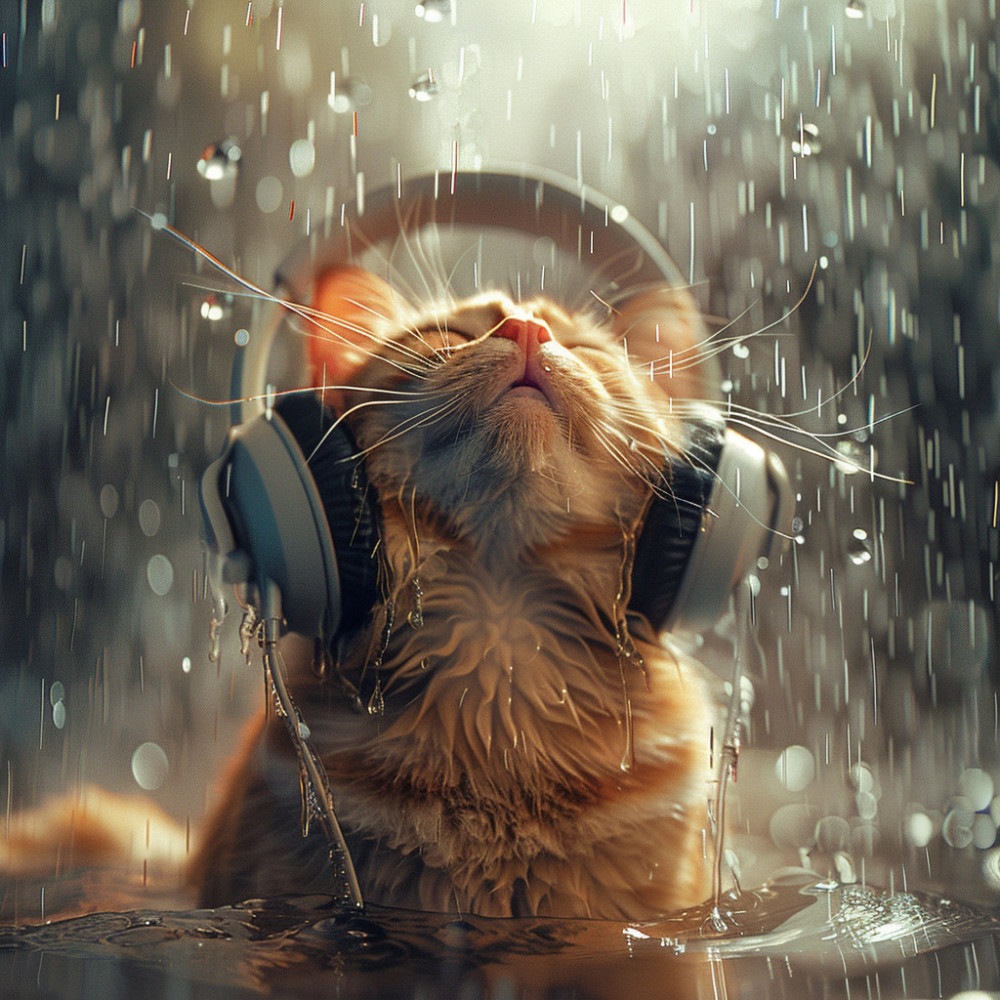 Rain Tunes Cats Calm