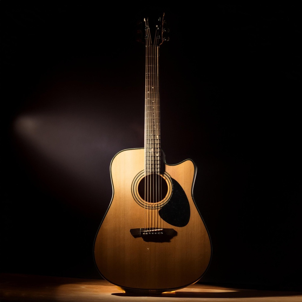 Las Cuerdas De La Guitarra Se Abrazan