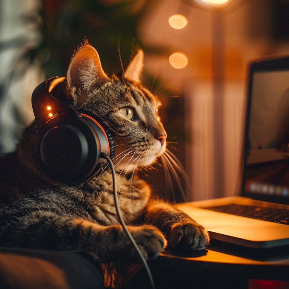 Lofi Tunes Cats Calm