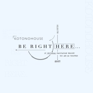 Album BE RIGHT HERE... from KOTONOHOUSE