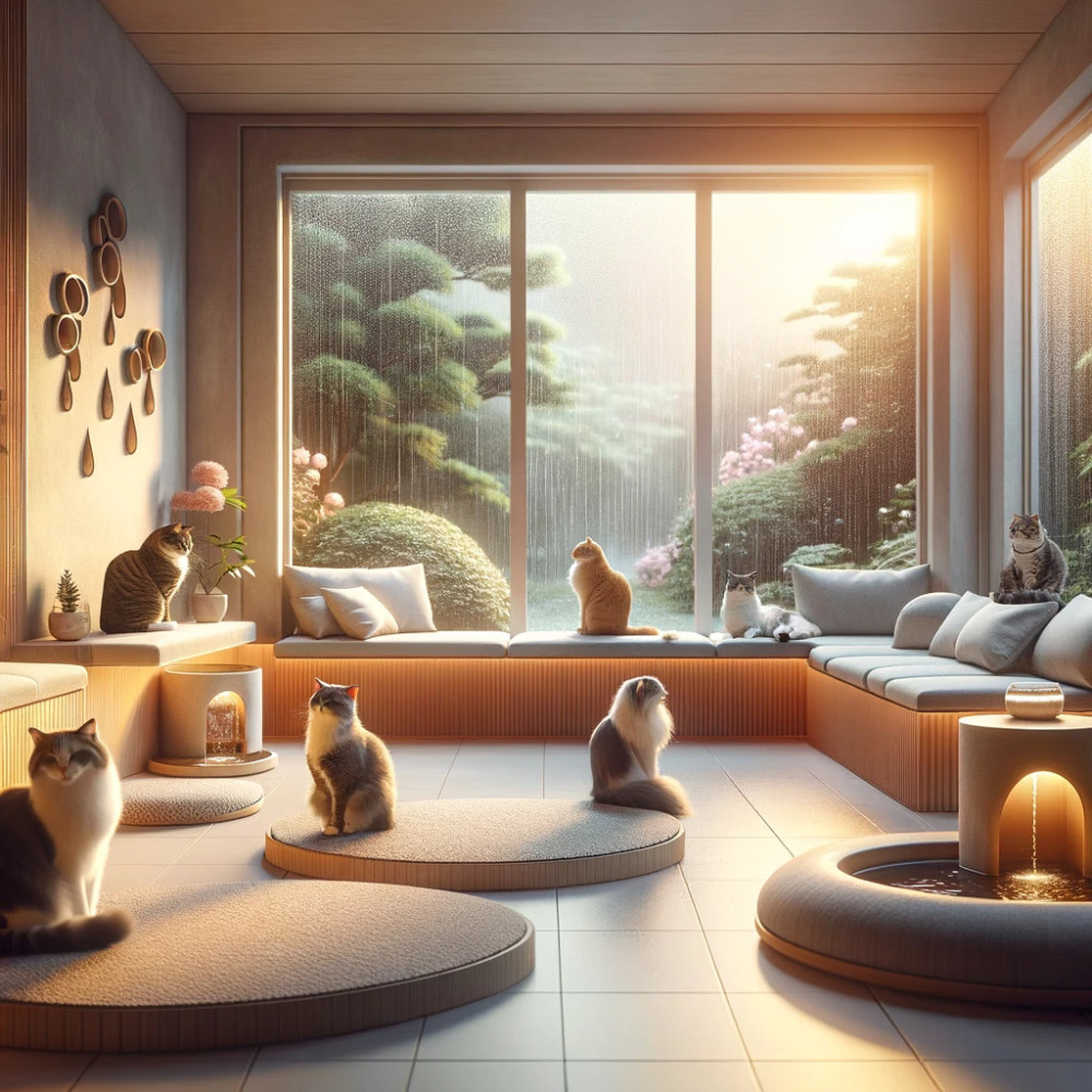 Showers’ Purr Quiet Contentment