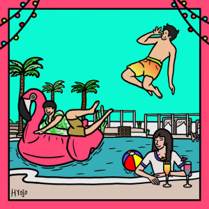 ดาวน์โหลดและฟังเพลง Summer wave พร้อมเนื้อเพลงจาก 디에스(공대생)