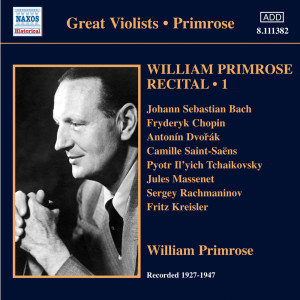 อัลบัม Primrose: Recital, Vol. 1 ศิลปิน William Primrose