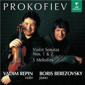 ดาวน์โหลดและฟังเพลง Prokofiev : 5 Melodies Op.35b : III Animato, ma non allegro พร้อมเนื้อเพลงจาก Vadim Repin