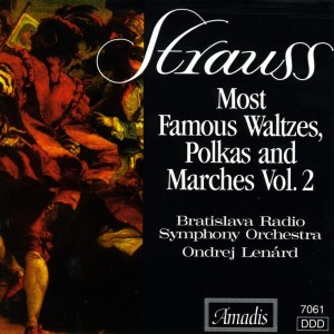 Bratislava CSR Symphony Orchestra的專輯Strauss Ii, J.: Most Famous Waltzes, Polkas and Marches, Vol. 2