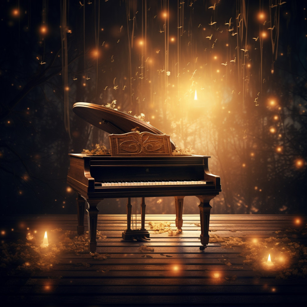 Night's Piano Dreams Unfold