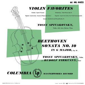 Rudolf Firkusny & Rafel Kubelik的專輯Violin Favorites - Kreisler, Tchaikovsky, Paganini, Sarasate & Beethoven: Violin Sonata No. 10 in G Major, Op. 96 (Remastered)