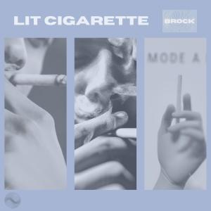 Album lit cigarette from Brock