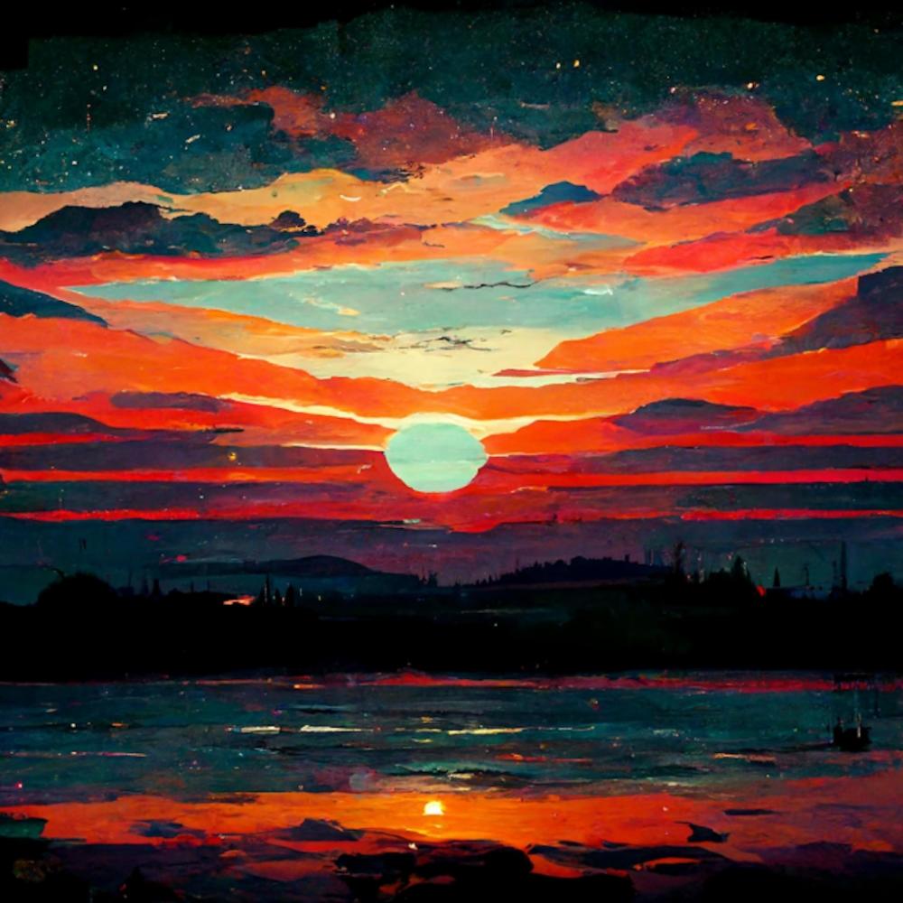 autumn sunset