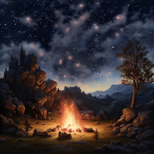 Album Nature's Embrace: Fire Under Starry Skies oleh Relaxing Music Academy