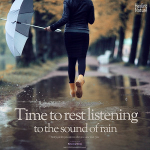 빗소리 들으며 쉬어가는 시간 Time to rest listening to the sound of rain.