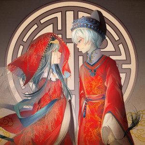 Listen to 帘垂深院 song with lyrics from 洛天依