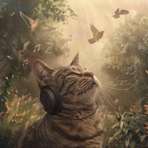 อัลบัม Cats Binaural Comfort: Purring Birds Melodies - 78 72 Hz ศิลปิน Music For Cats